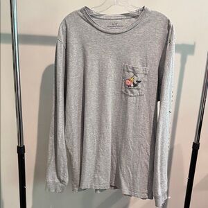 Vineyard Vines Heather Gray Long Sleeve Shirt